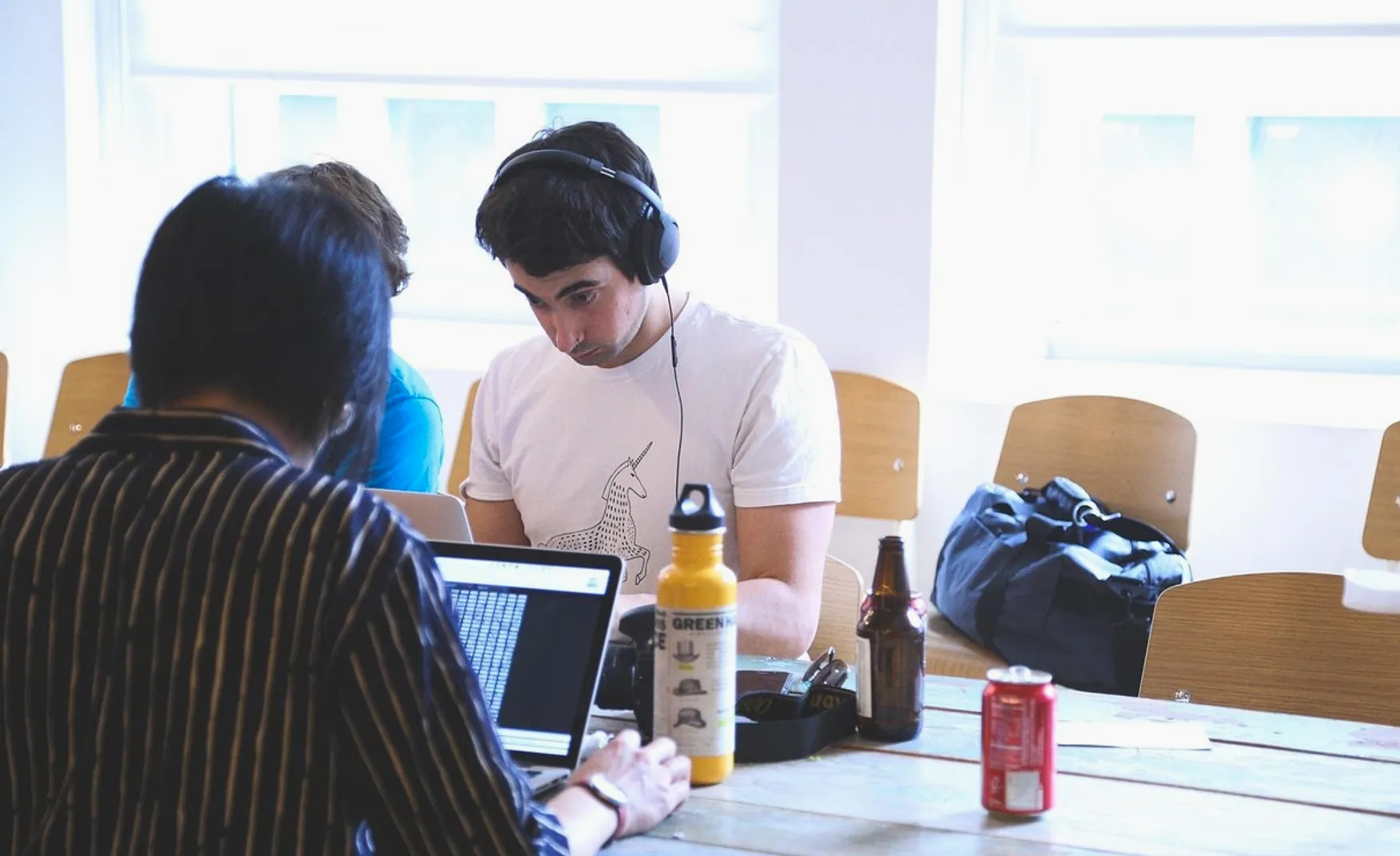 Startup, business and people
